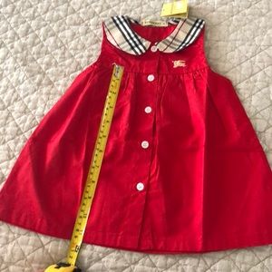 Burberry little girl dress M